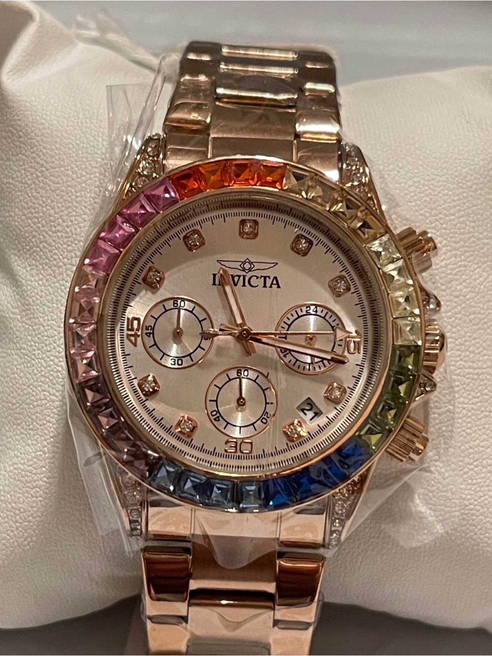 Invicta Angel Lady 42mm
Rose Gold Tone Case Rose Gold
Metal Dial Rose Gold Band